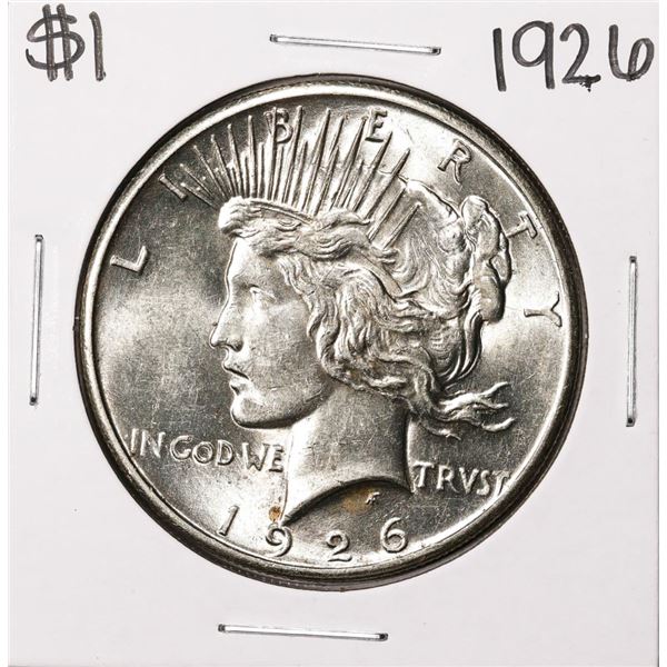1926 $1 Peace Silver Dollar Coin