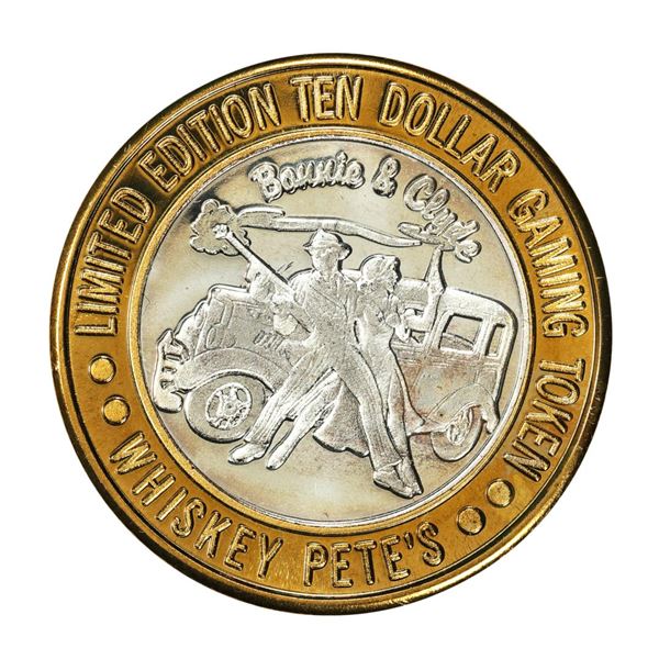 .999 Silver Whiskey Pete's Casino Jean, Nevada $10 Limited Edition Gaming Token