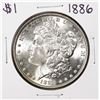 Image 1 : 1886 $1 Morgan Silver Dollar Coin