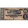 Image 1 : 1864 $10 Confederate States of America Note