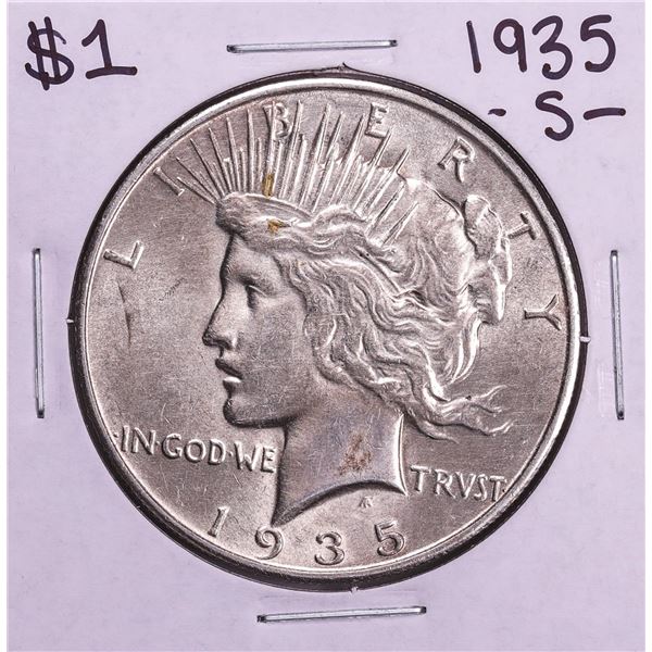 1935-S $1 Peace Silver Dollar Coin