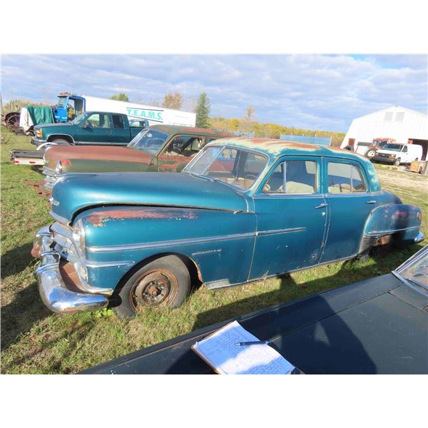 Late 40s? Chrysler Windsor 4 Door , 3 Speed Standard , Inline 6 Cylinder