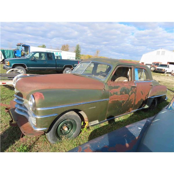 Late 40s? Chrysler Windsor 4 Door , 3 Speed Standard , Inline 6 Cylinder Flat Head