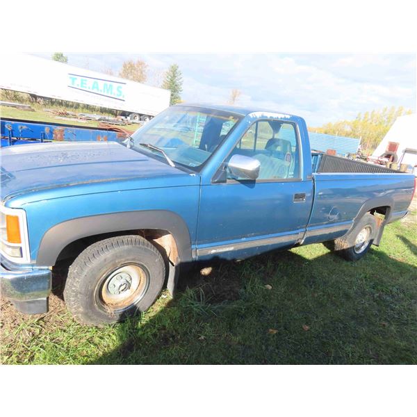 1992 Chevy Cheyenne 1500 2 Door , Automatic , 5L , 266,000 KMS , NO TOD Serial# 