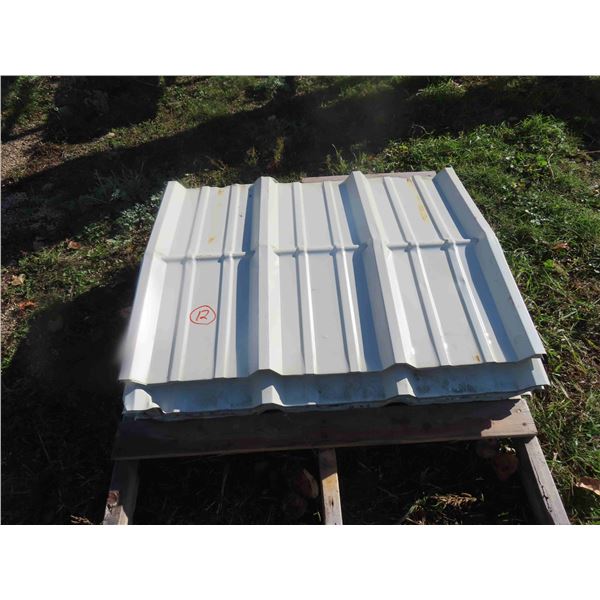 Pallet Lot of Diamond Rib Ridge Cap Sheet Metal 29 1/2'' x 36''