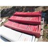 Image 3 : Pallet Lot of Weather Tight Rooding Sheet Metal Ridge Cap - Red and White