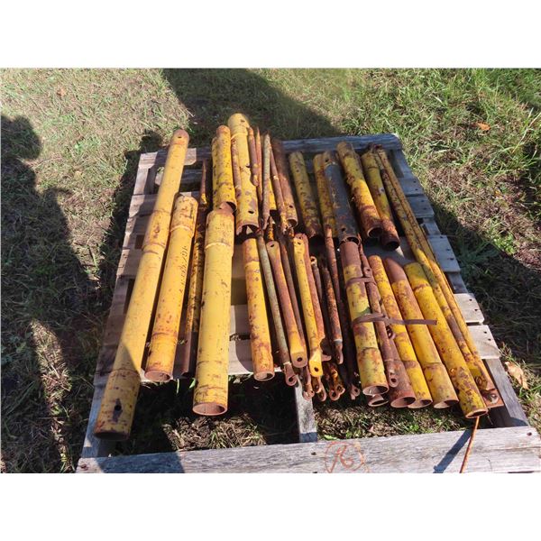 Pallet Lot of Metal Bracing and Pipe