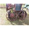 Image 1 : 2 Front Tractor Steel Wheels 33'' Across