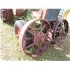 Image 2 : 2 Front Tractor Steel Wheels 33'' Across