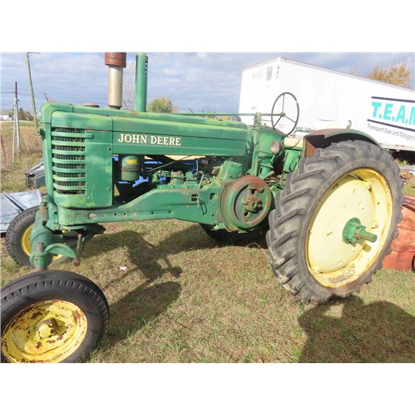 John Deere Model AW Wide Front Row Crop Tractor 540 PTO , Hydraulics , Rocker Shaft ; 