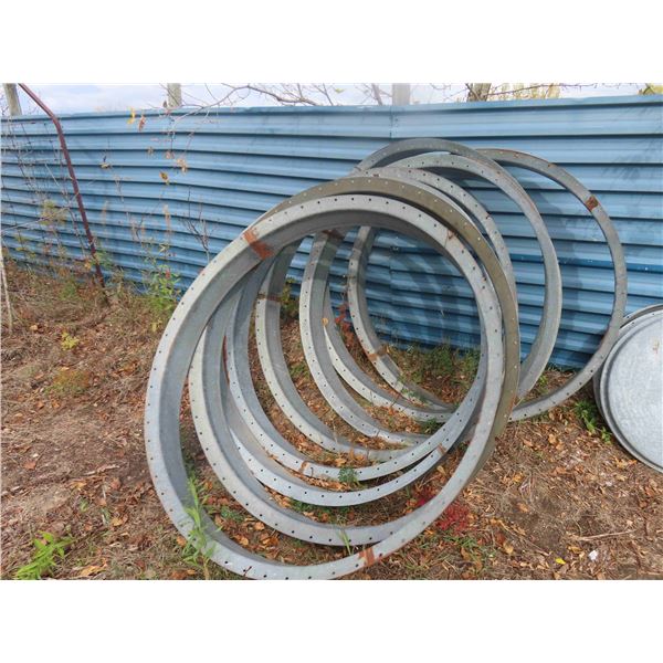 8 Westeel Grain Bin Roof Rings 60'' Diameter