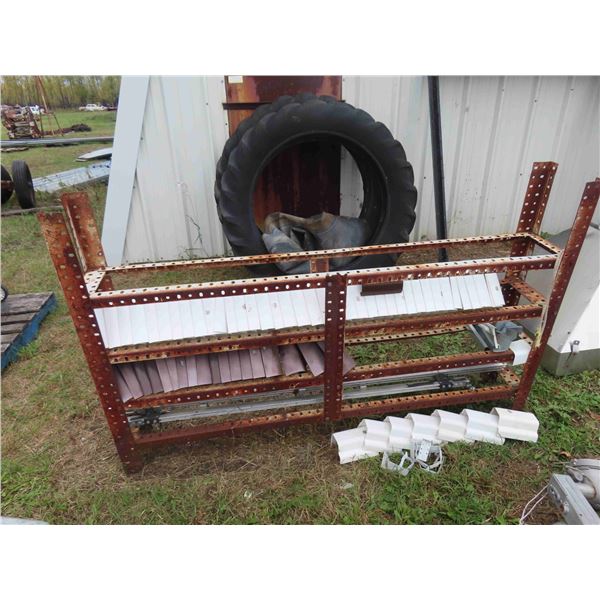 Steel Rack with Plastic Eavestrough Jointers & Corners 