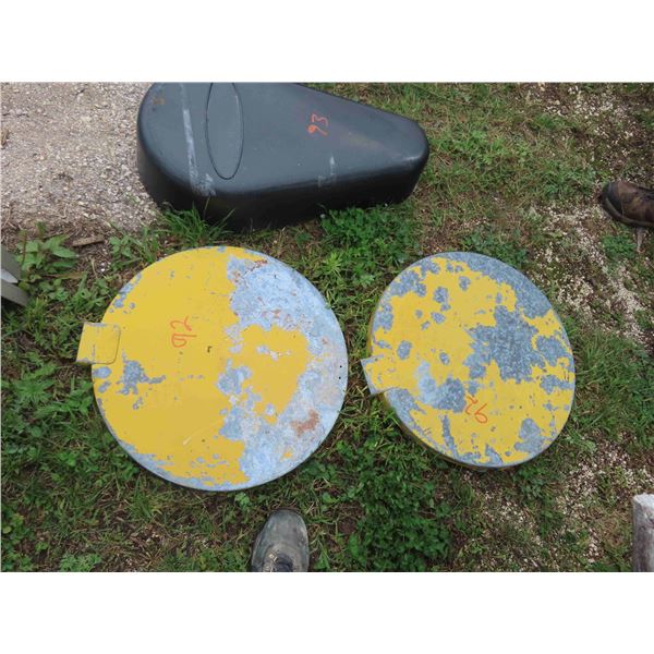 (2) Westeel Bin Lids for 14' + 19' Bins