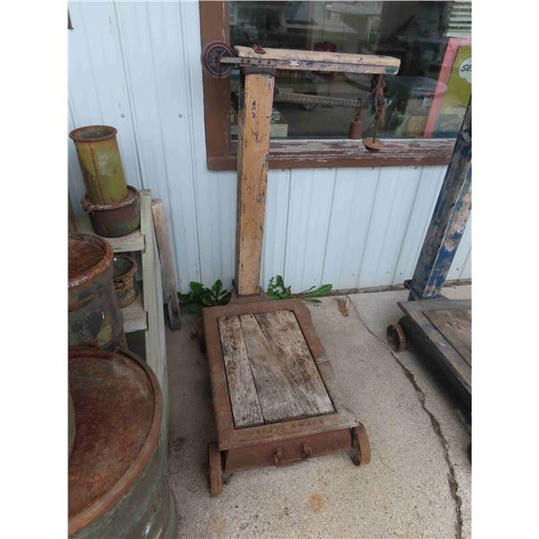 Antique Warehouse Platform Scale