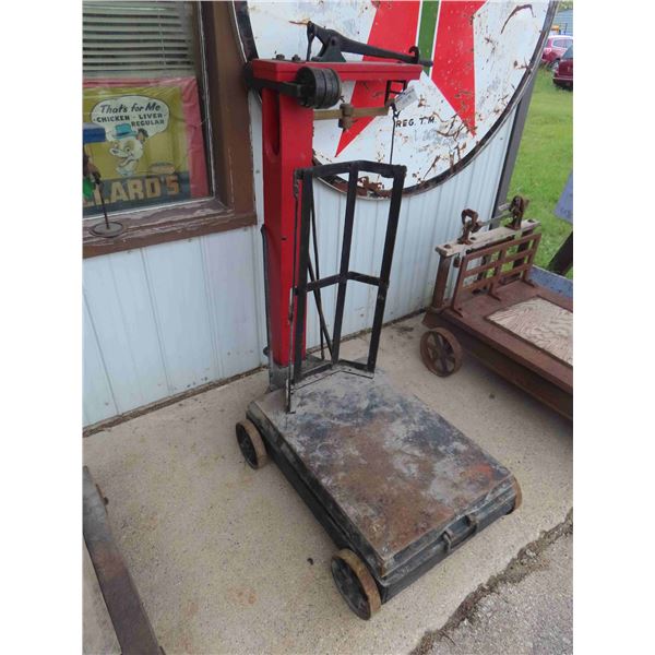 Antique Warehouse Platform Scale