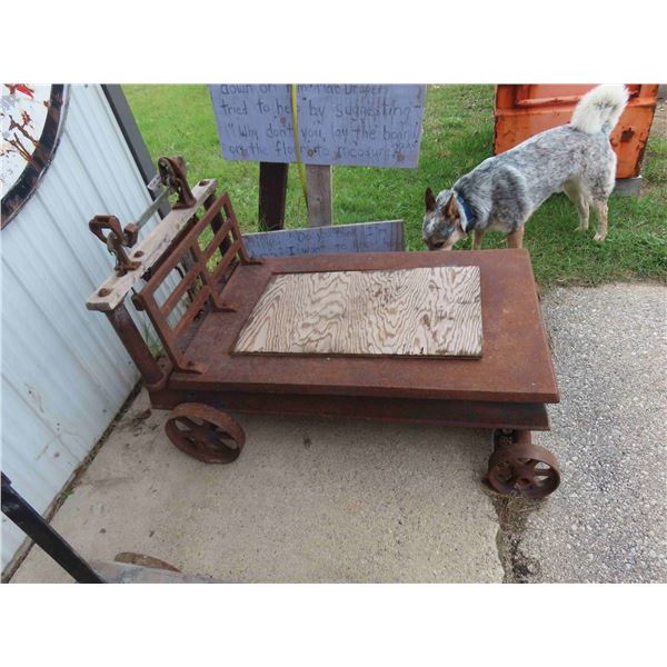 Antique Warehouse Platform Scale