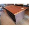 Image 2 : Wood Shop Table with Storage 36'' x 72'' 