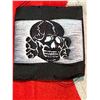 Image 2 : WW2 GERMAN WAFFEN SS TOTENKOPF SKULL CLOTH M43 CAP INSIGNIA NCO BEVO PATCH