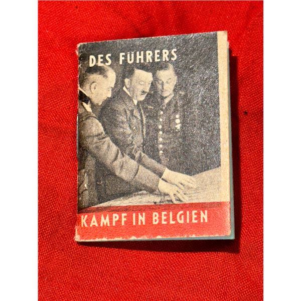 WW2 GERMAN ADOLF HITLER DES FUHRERS MINIATURE BOOKLET