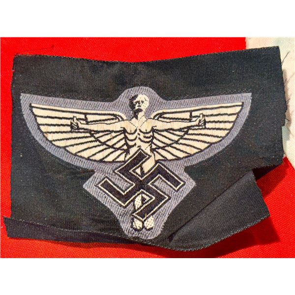 WW2 GERMAN NSFK SHIRT BREAST EAGLE CLOTH BADGE