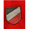 Image 1 : WW2 GERMAN NAZI TRI-COLOR AFRIKA KORPS PITH HELMET SHIELD