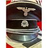 Image 2 : WWII German Allgemeine SS Generals Visor Cap With RZM Paper tag