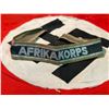 Image 3 : RARE WW2 GERMAN AFRIKA KORPS CUFF TITLE