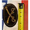 Image 3 : RARE CIVIL WAR CROSSED SABER CAVALRY BULLION BADGE BY BANNERMANS