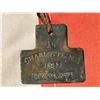 Image 1 : DATED 1841 CHARLOTTE, NC SERVANT SLAVE TAG #14