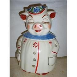 WINNIE PIG COOKIE JAR USA 11" T