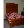 Image 1 : OAK FULL SIZE BED W/HEAD/FOOT (72"T)