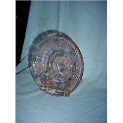 ROSE OF SHARON PINK DEPRESSION FRUIT BOWLS 5" X5