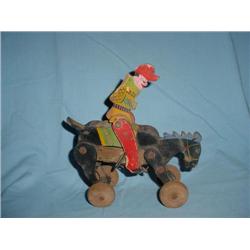 WOOD COWBOY TOY