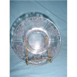 ROSE OF SHARON PINK DEPRESSION BOWLS 6" X11