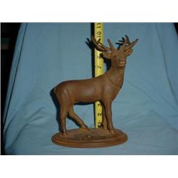 CAST IRON DEER BANK 10"