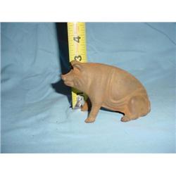 CAST IRON PIG BANK 3"