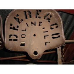 DEERE MOLINE TRACTOR SEAT