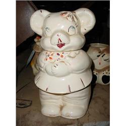 TURNABOUT 2 FACE COOKIE JAR