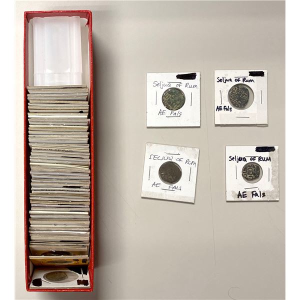 SELJUQ OF RUM: LOT of 56 copper coins