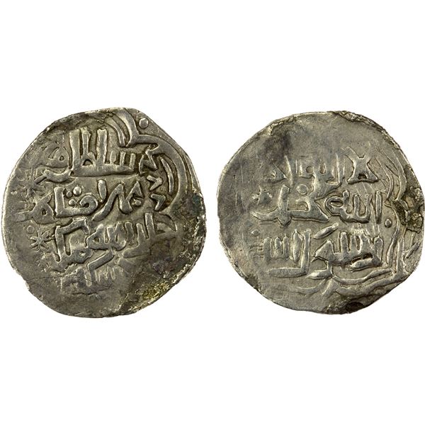 SHAHS OF BADAKHSHAN: Bahramshah, 1360s-1374, AR 1/6 dinar (1.08g), NM, AH776, VF