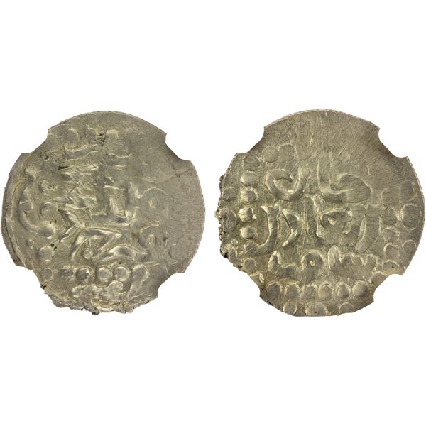 GOLDEN HORDE: Toqtu, 1291-1312, AR dirham (1.41g), Qrim (Crimea), AH698, NGC AU53