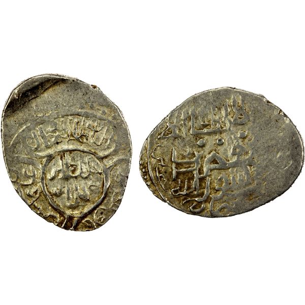 TIMURID: Timur, 1370-1405, AR 2 dinars (1.95g), Hamadan, ND, VF