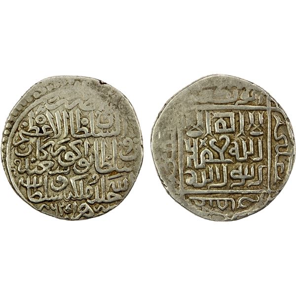 TIMURID: Abu Sa'id, 1451-1469, AR tanka (5.06g), Herat, AH862, lovely VF-EF