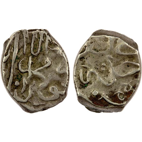 MUSHA'SHA': temp. Mawla 'Ali, 1454-1457, AR 2/5 tanka (1.74g), Hilla, ND, full VF