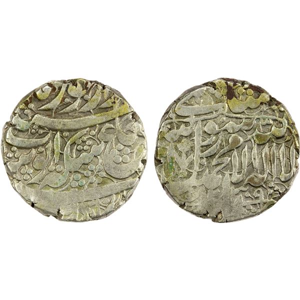 DURRANI: Ayyub Shah, 1817-1829, BI rupee (9.97g), Ahmadshahi, AH1239, VF-EF