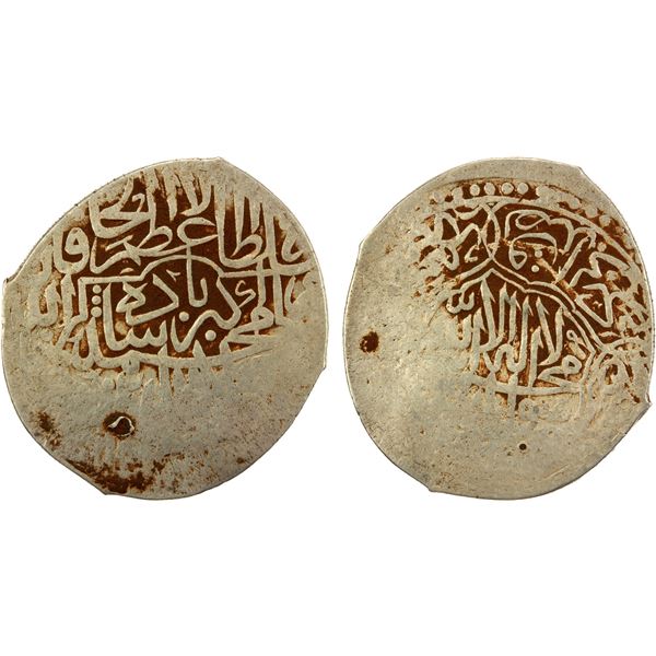 MUGHAL: Akbar I, 1556-1605, AR shahrukhi (4.72g), MM, DM, F-VF