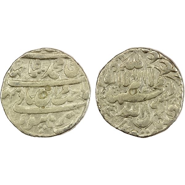 MUGHAL: Shah Jahan I, 1628-1658, AR rupee (11.22g), Burhanpur, AH1040, VF