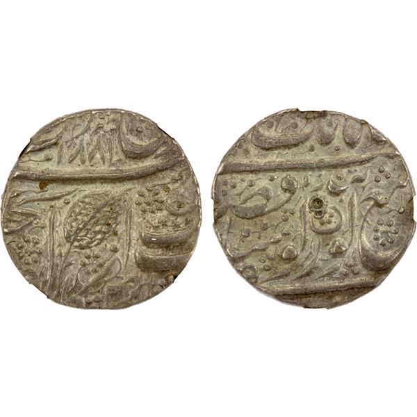 SIKH EMPIRE: AR nanakshahi rupee, Amritsar, VS1881, NGC AU details