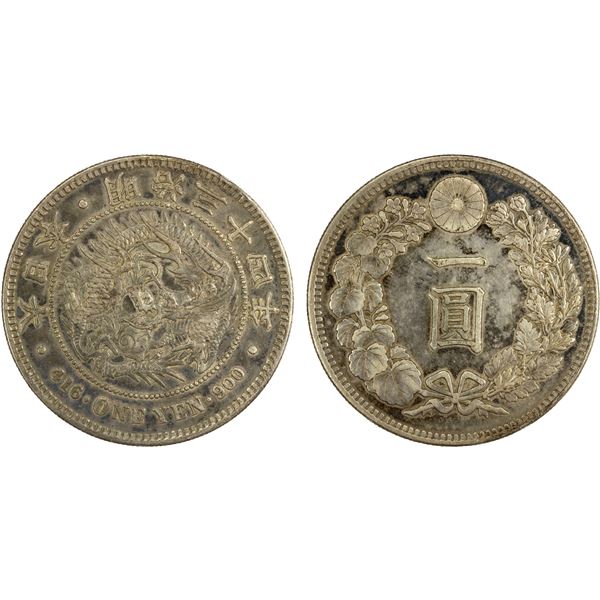 JAPAN: Meiji, 1868-1912, AR yen, year 34 (1901), EF