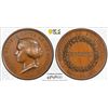Image 1 : SPAIN: Isabel II, 1833-1868, AE medal, 1857, PCGS Specimen 63